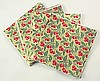 CHERRY PRINT - 6 X 6 Candy Wrapper FOIL Sheets (Qty 125)